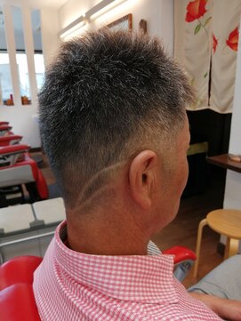 ヘアーコミュニケーション ないとう フェードスタイル＋ラインアート