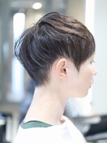 ヘア デザイン リスク(HAIR DESIGN RISK)&nbsp;【RISK 高橋勇太】黒髪でシルエットが完璧な束感ベリーショート