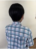 40代の白髪染め♪すっきりショートカット