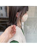 ミント(mint) インナーカラー/インナーグレー/ボブ/切りっぱなしボブ