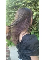 シャル 相模大野(shalu)&nbsp;【村上】パープルインナーカラー≪shalu相模大野≫