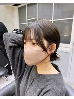 ロンドアヴァントゥス 池袋(Lond aventus)&nbsp;韓国レイヤー/韓国風/ボブ/髪質改善/黒髪/ブリーチなし〔池袋〕