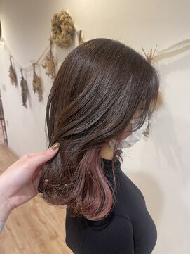 ルヴェール(Le Vert) ピンクインナーカラー♪