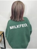 【アンブレラカラー ベージュデザインカラー】