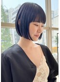 【soso 伊勢田】あごラインミニボブ【横浜/ブリーチ】