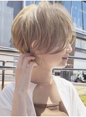 【似合わせイメチェンカット】ショートヘア×グレージュ