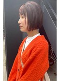 【till_emi】なびくボブに暖色カラー