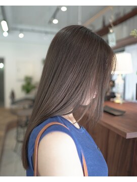 ルート(root) ブリーチ無しカラー グレージュ オリーブベージュ