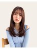 透明感カラー+オージュア4StepTr  [顔周り/前髪カット/レイヤーカット/韓国]