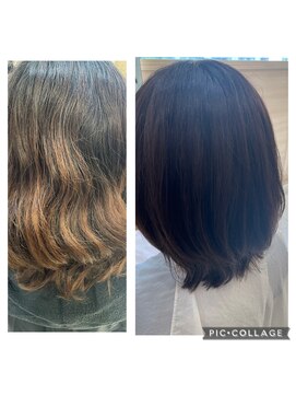 ウッタヘアー(utta hair) ボブディ　before&after