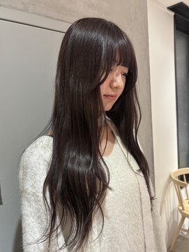 ヨーク(YOKE) 【YOKE】チョコレートブラウンカシスブラウン顔周りカット20代