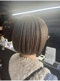 【札幌円山】ミニボブ/アンブレラカラー/ベージュ/デザイン