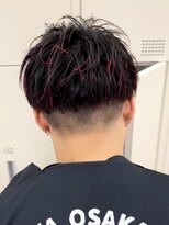 タヤ 天神店(TAYA) ~派手すぎない個性派赤メッシュ~