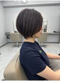 大人ショートボブ丸みショートカットマッシュショート/北千住