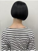  【morio池袋】〓黒髪切りっぱなしボブ×刈り上げ〓