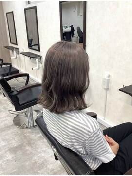 ラベル(RABEL.) グレージュカラー