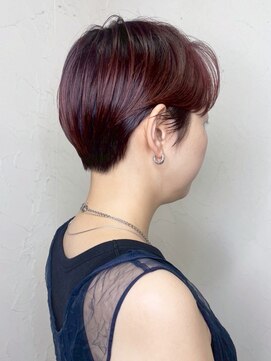 フロール(Flor) 【Flor_戸塚】*小顔ショート/秋色バーガンディベージュ*