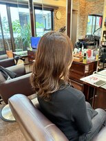 キャラ 池袋本店(CHARA)&nbsp;チョコレートブラウンカラーで秋にイメージチェンジ*＊