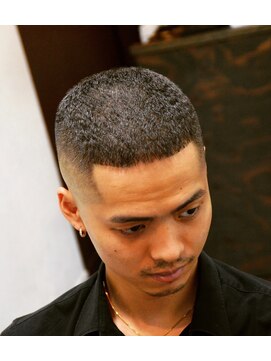 バーバースタイル 名東店(BARBER STYLES) アイロンパーマ×クロップスタイル <理容室> <名東区>