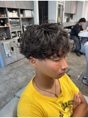 MEN’S HAIR/波巻ツイストスパイラル/フェザーパーマ/本町F
