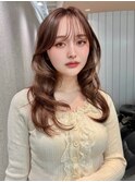 レイヤーカット　内巻き　フォアード巻き　顔まわり