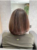 白髪染のボブ