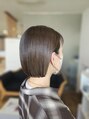 ビフィーノ イーリス 川西店(bifino iris)&nbsp;後ろから見ても可愛い切りっぱなしのミニボブ♪