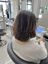 ザザ ZA/ZA 茗荷谷&nbsp;大人のレイヤー/ミディアム/茗荷谷/白髪ぼかし