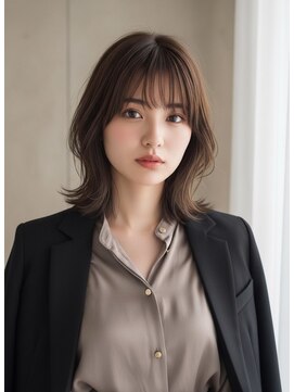 ミー 岡崎(mii) 【mii岡崎】上品抜け感ミディアム