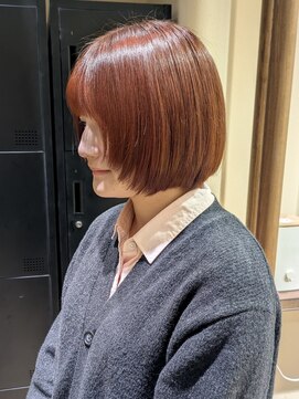 チャコレ パーチ 北千住店(Chacolle perch) オレンジカラー×ボブレイヤー