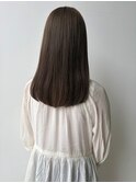 大人可愛い大人美人くすみカラーアッシュグレーベージュ