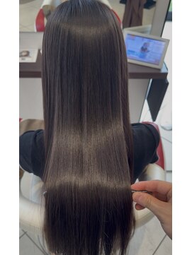 アース 焼津店(HAIR&MAKE EARTH) 美髪ストレート×ナチュラルカラー