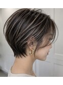 ナチュラルハイライトでオシャレを