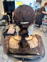 カットハウス ルーシーズ(CUT HOUSE RUCY'S)&nbsp;ヘアアレンジ/編みおろし/ヘアセット/結婚式/横浜/川崎/鶴見