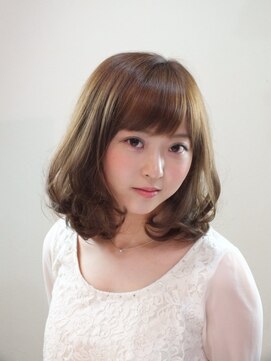 シェラムール(chez L'amour) (chezlamour/市川)エアリー感のあるふんわりボブディ