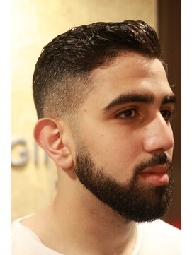 バルビエ グラン 銀座(barbier GRAND) フェードカット/かき上げヘア/涼しげヘア