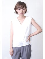 アグランテトラ 野田阪神店(a Gland tetra)&nbsp;小顔クラシカルショート×赤み消しカラー【aGland野田阪神】