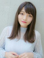 ルティア(Lutia) 斜めバング 柔らか質感 シアーベージュ