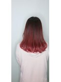 赤系ルーツグラデーションカラー