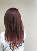 ベリーピンクのインナーカラー