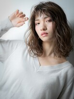 カバーヘア ブリス 戸田公園西口店(COVER HAIR bliss) 透け感カーキベージュカーリールーズヘアx戸田公園20代30代40代