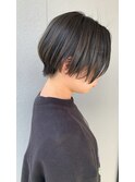 ハンサムショート大人小顔　丸み◎耳かけ