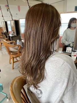 ブエナビスタ(BUENA VISTA) ハイライト/ケアブリーチ/ベージュカラー/韓国レイヤー