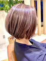 ジェービーヘア 稲毛(jb hair)&nbsp;大人ショートアースカラーデザインカラー　【稲毛】