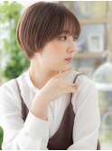 大人かわいいアースカラーマッシュショートc5大宮20代30代40代