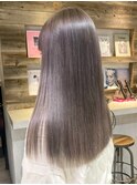 ラベンダーグレージュロング_チェリーブラウン_ba38698１