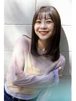 プランツヘアー&nbsp;髪質改善ストレート×ミディアムワンカール