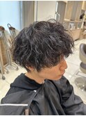 【東京/渋谷/都立大学/メンズヘア/メンズパーマ/波巻きパーマ】