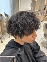 【東京/渋谷/都立大学/メンズヘア/メンズパーマ/波巻きパーマ】