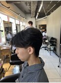 センターパート　チャウヌヘア　ガイルヘア